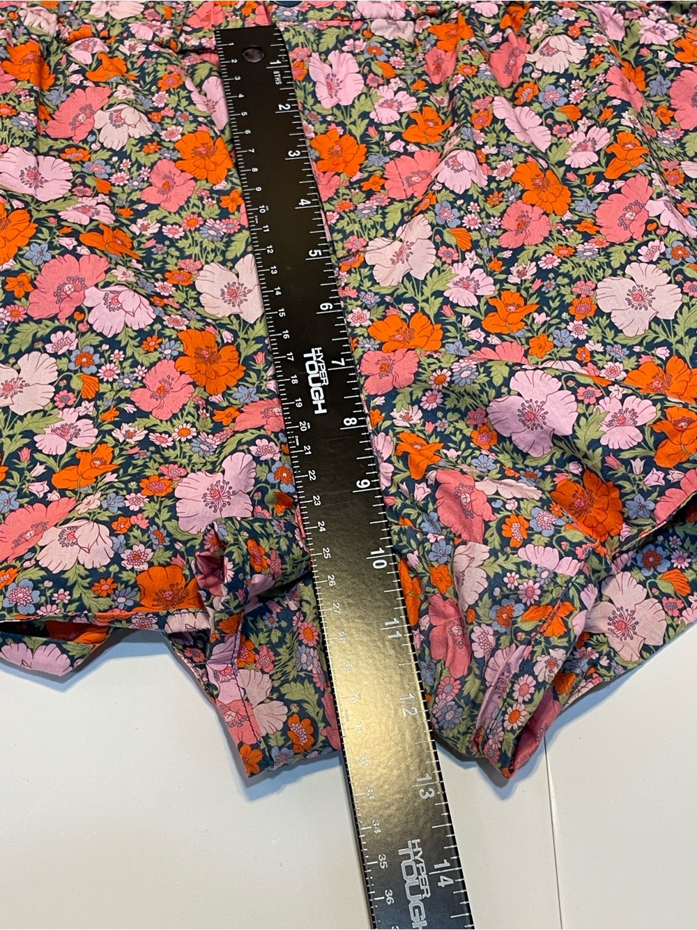 J. Crew Pink & Orange Floral Cotton Shorts Women’s Size Medium - Picture 7 of 8